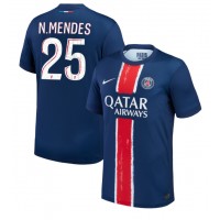 Paris Saint-Germain Nuno Mendes #25 Fußballbekleidung Heimtrikot 2024-25 Kurzarm